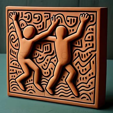 3D model Keith Haring (STL)